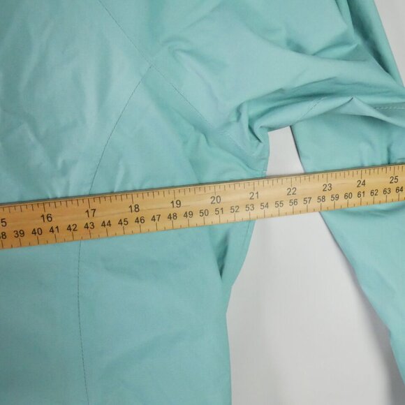 Columbia Jacket Women Size M Teal Hooded Omni Shield Full Zip Weather Proof READ - Picture 12 of 15